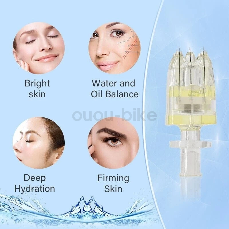 5Pin Crystal Multi Needle Cartridges 32G 1.5mm Mesotherapy Water Light Skin Care