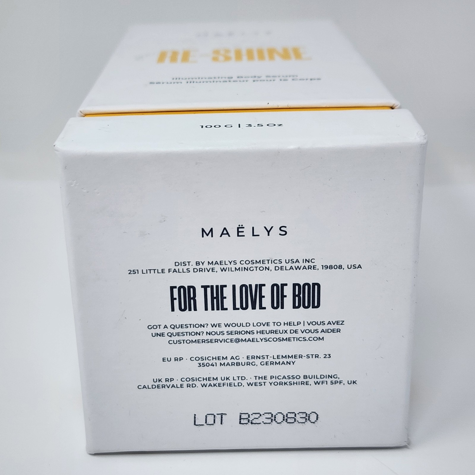 Maelys Re-Shine Illuminating Body Serum 3.5 oz (100 g)