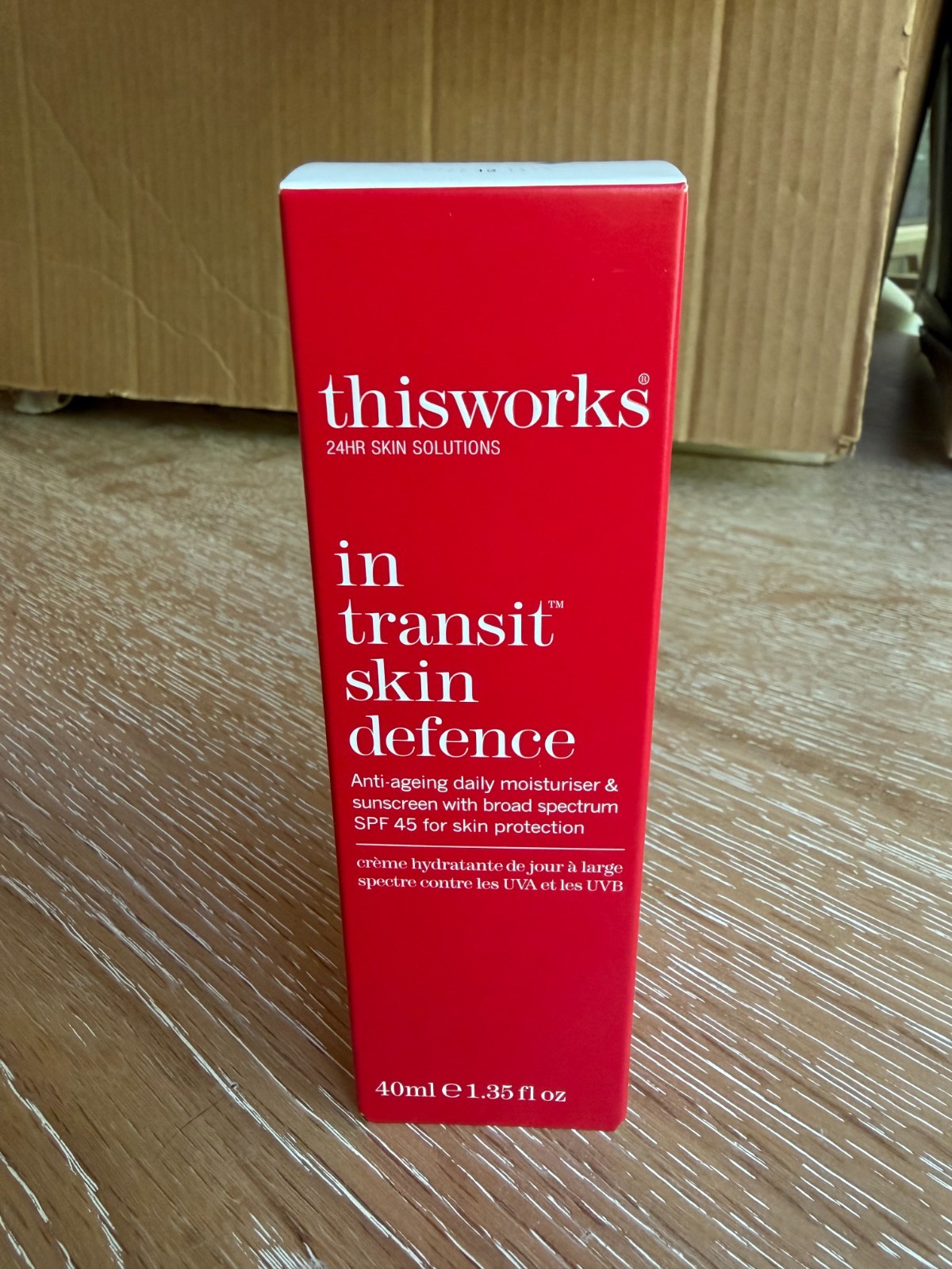 Thisworks In Transit Skin Defence Daily Moisturiser 1.35 fl oz / 40ml New In Box