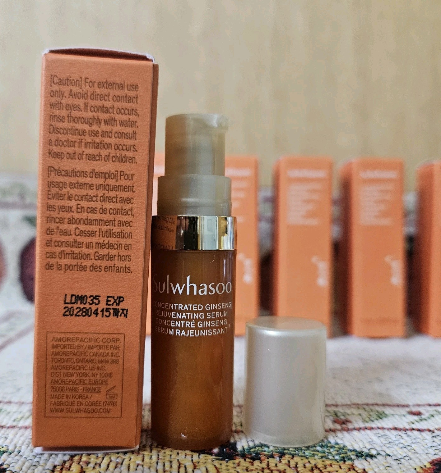 Sulwhasoo Concentrated Ginseng Rejuvenating Serum 35mL (5ml x 7pcs)