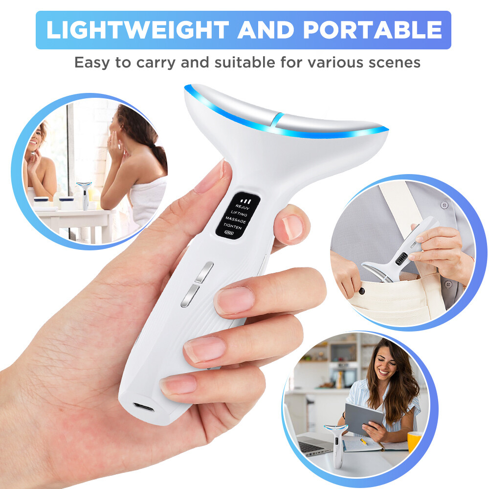 Neck Face Lifting Massager Anti-Wrinkle Skin Tightening Device Facial Beauty