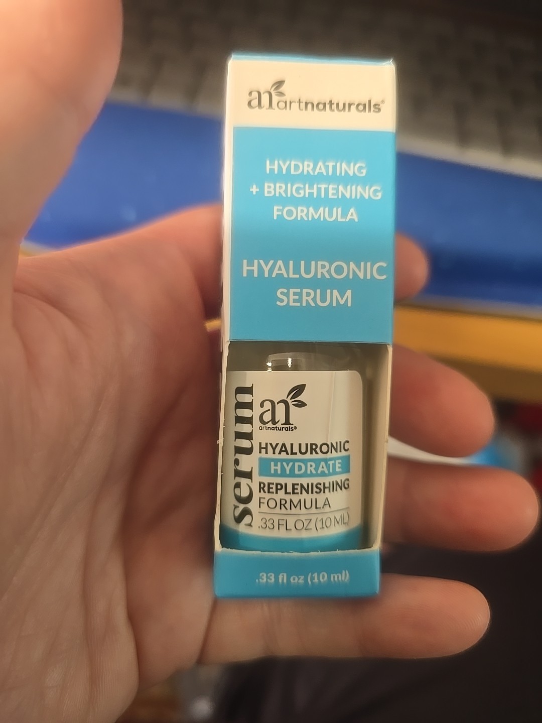 HYALURONIC ACID SERUM Hydrating Brightening Replenishing Formula 0.33 fl oz 3-27