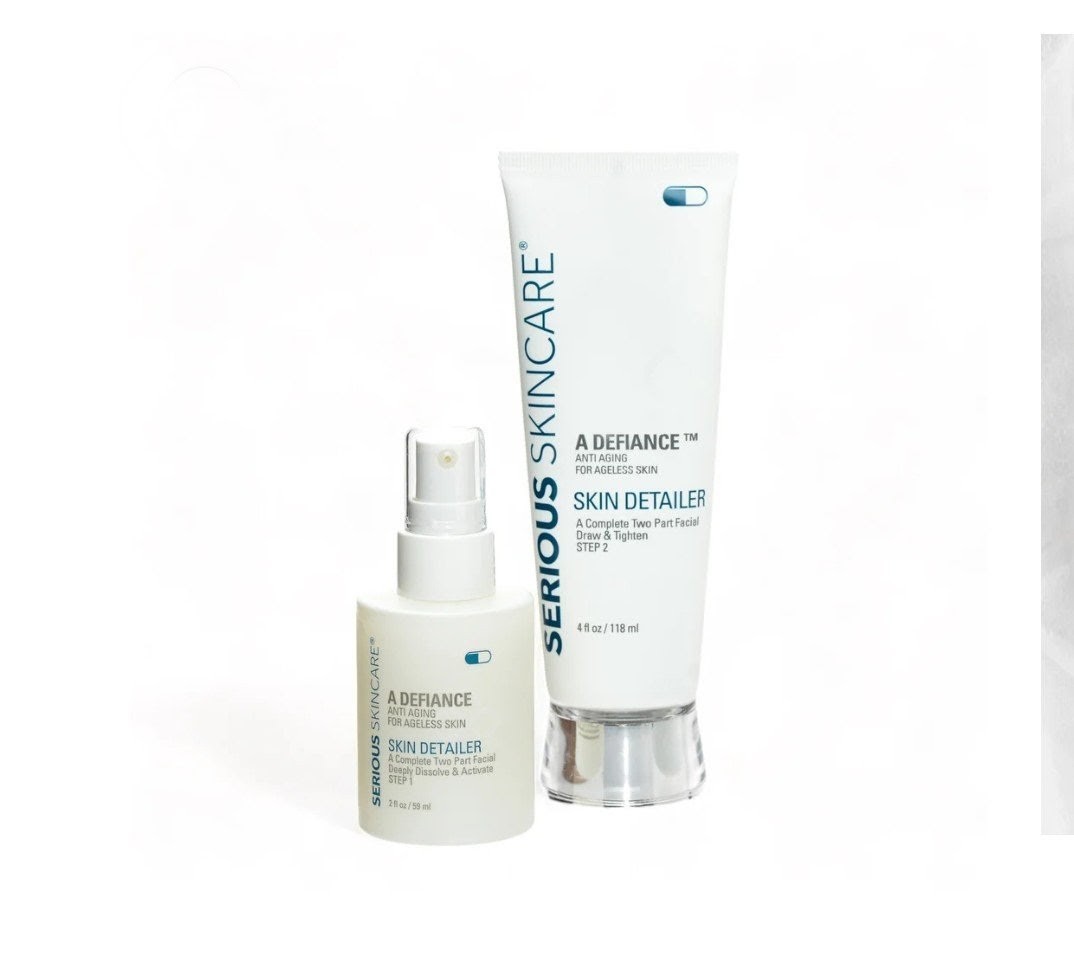 Serious Skin Care A Defiance Skin Detailer 2 Piece Set Anti Aging