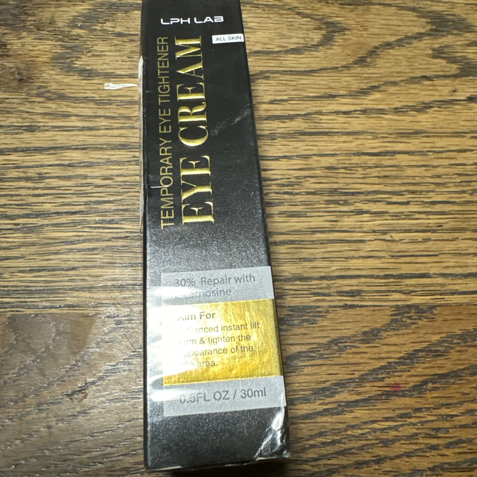 LPH LAB Temporary Eye Tightener Eye Cream 0.5 oz Manufacture Sealed.