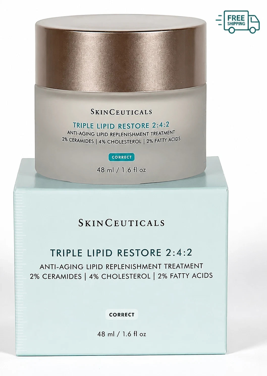 SkinCeuticals Triple Lipid Restore 1.6 oz Face Cream 2:4:2, 48ml Sealed New Box