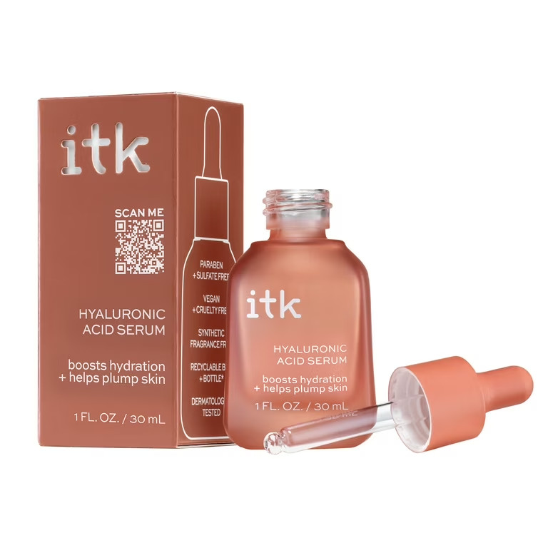 ITK Hyaluronic Acid Serum Booster 1 fl oz 30 mL Face Serum 1 Pack
