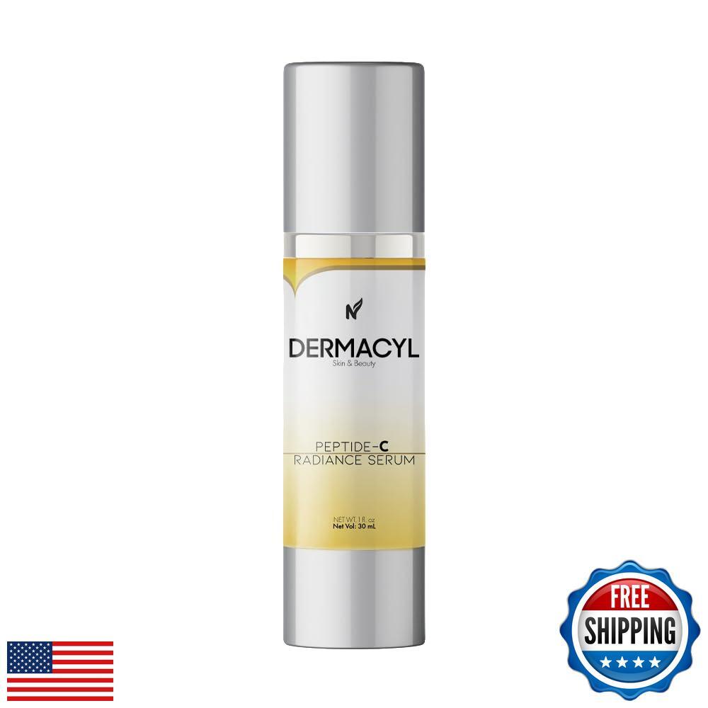 Dermacyl – Peptide C Radiance Serum, GMO Free, Made in USA