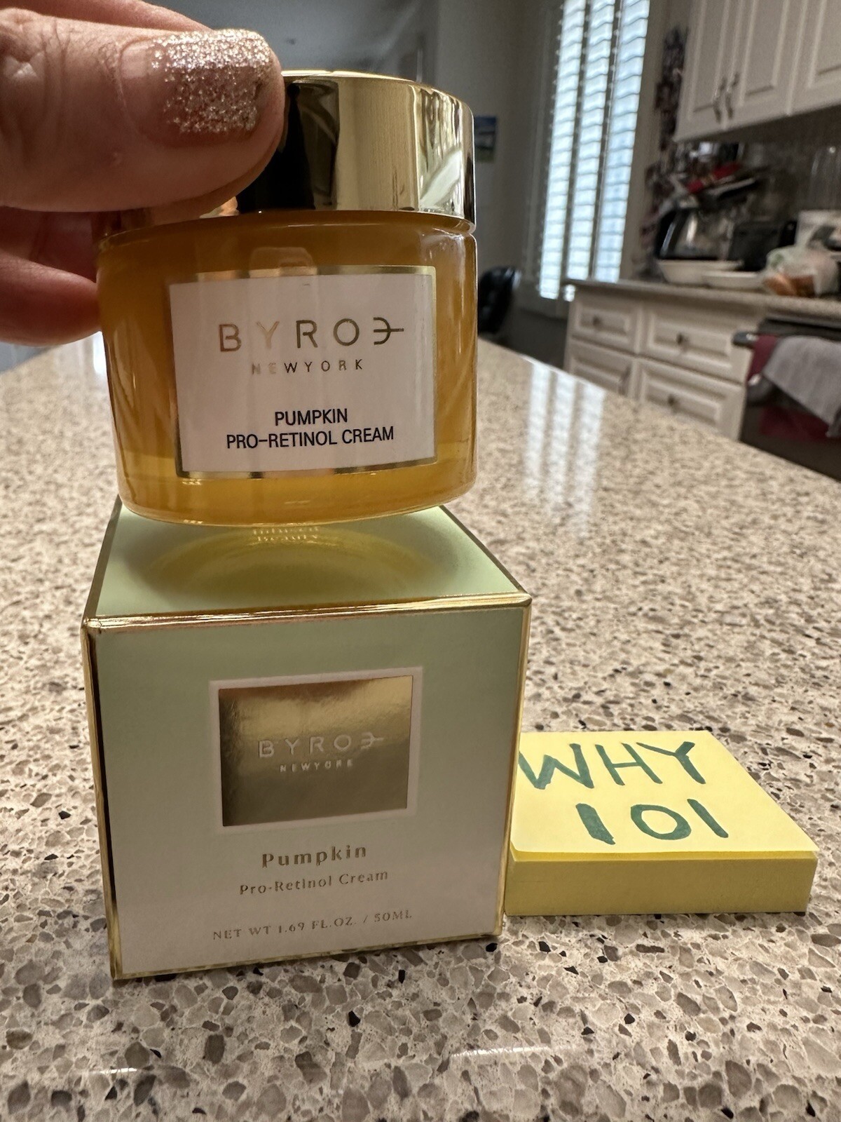BYROE Pumpkin Pro-Retinol Cream 1.69oz/50mL FULL SZ; SEALED BOX $110