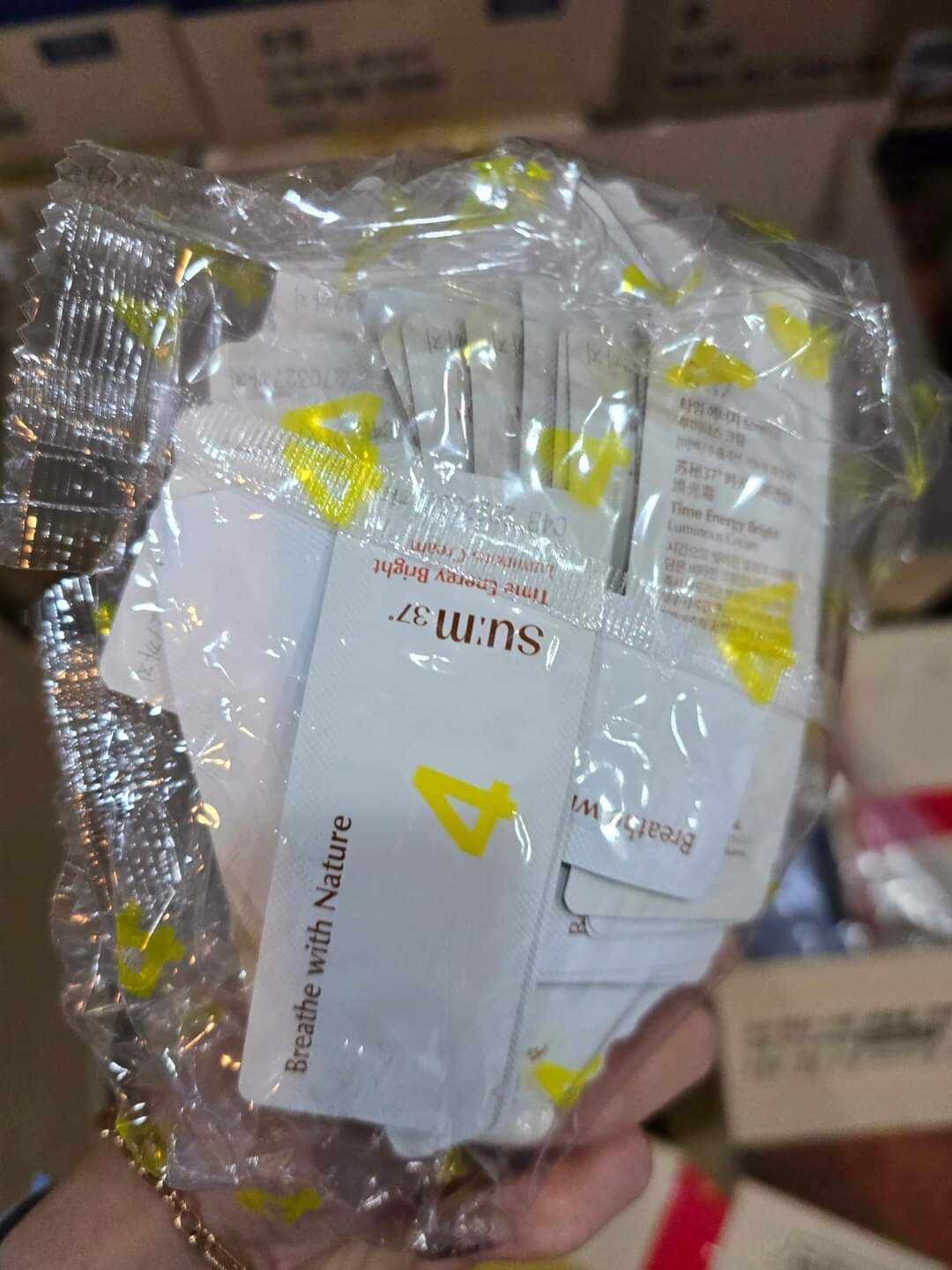 SU:M37 Time Energy Bright Luminous Cream 1ml x 50pcs SUM37