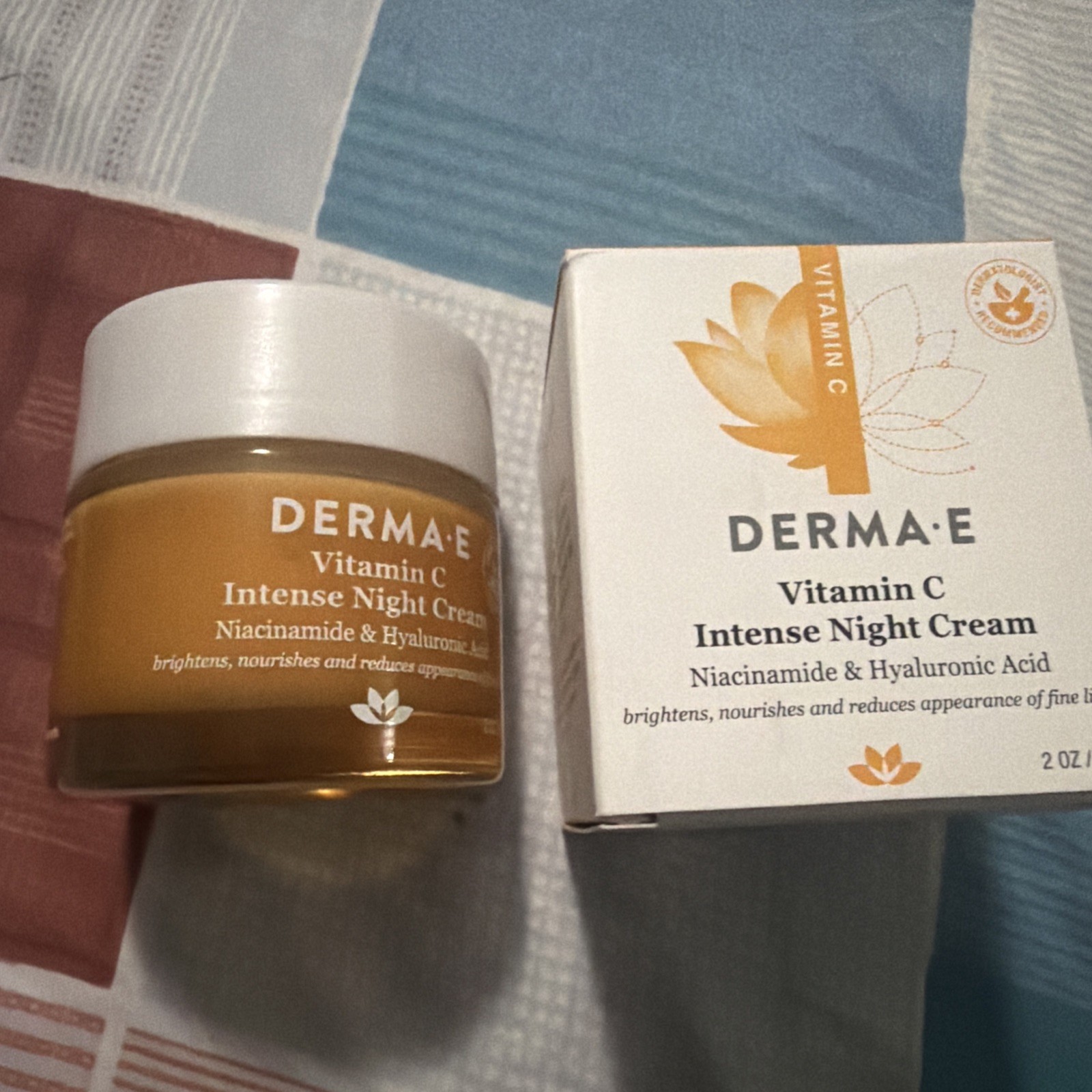 DERMA-E VIT C INTENSE NIGHT CREAM MULTI-BENEFIT SKIN BRIGHTENER EXP 07/2026 NEW