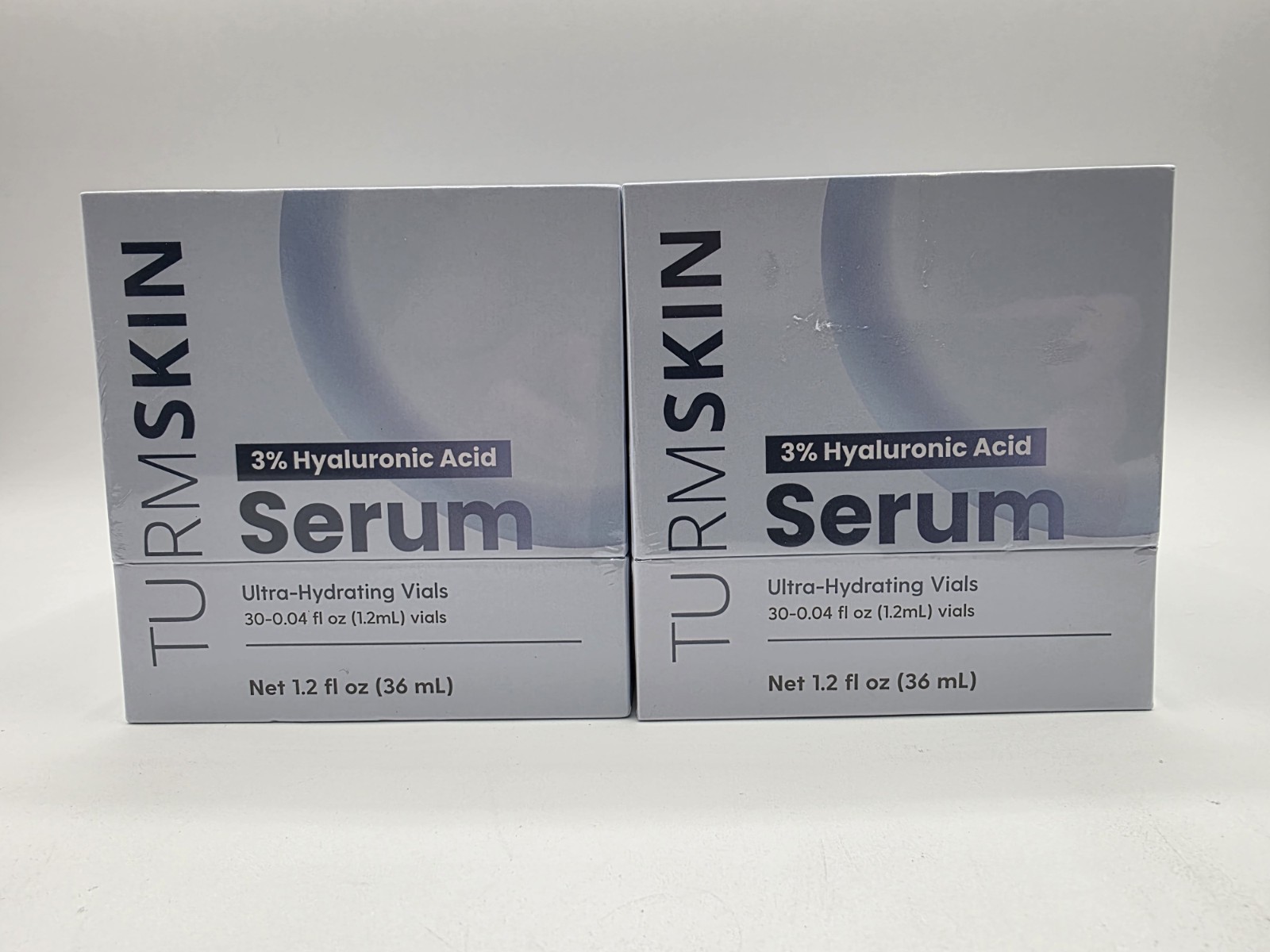 Lot Of 2 New Turmskin 3% Hyaluronic Acid Serum 30 Vials/Box Ultra Hydrating