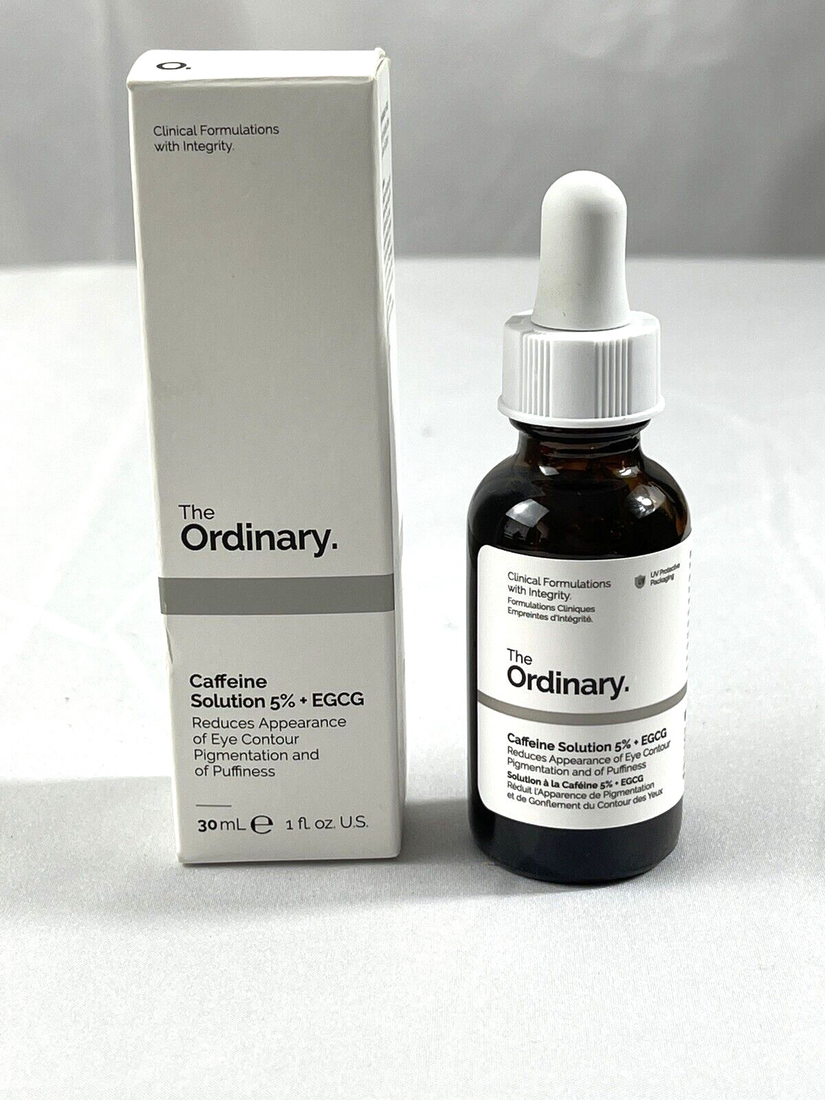 The Ordinary Caffeine Solution 5% + EGCG 1 oz Skin Care w Box Eye Treatment