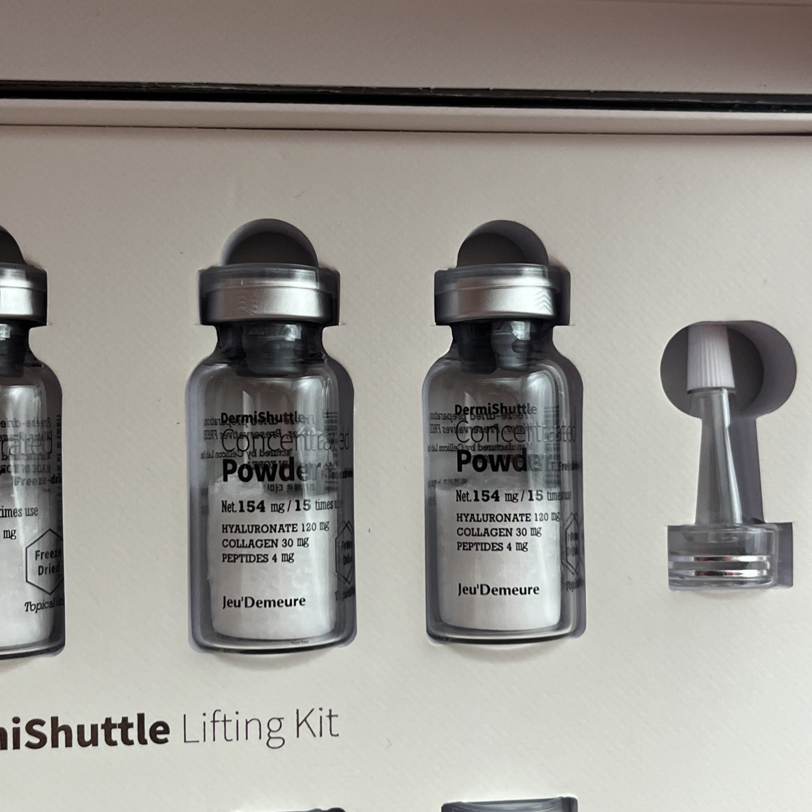 Dermishuttle Lifting Kit Anti-Aging Face Serum Ampoule 8 Weeks Jeu’ Demeure NEW