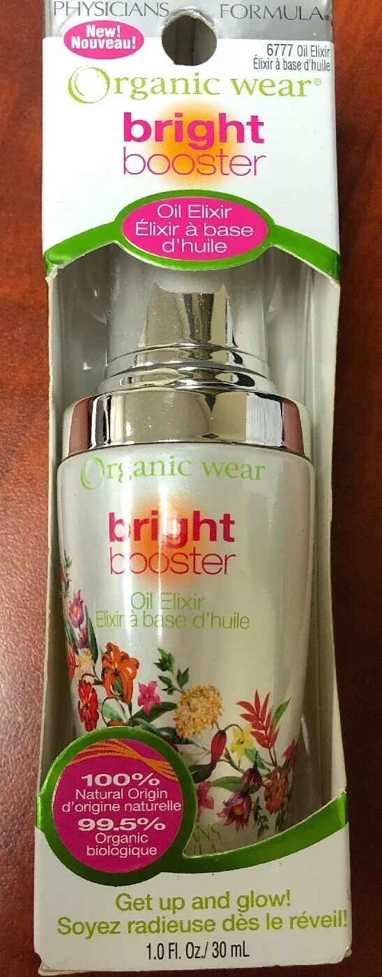 PHYSICIANS FORMULA® ~ Organic Wear Bright Booster Oil Elixir ~ 100% Natural
