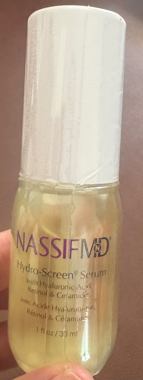 Nassif Hydro-Screen Retinol & Hyaluronic Acid – Large – 1.0 0z. New & Sealed