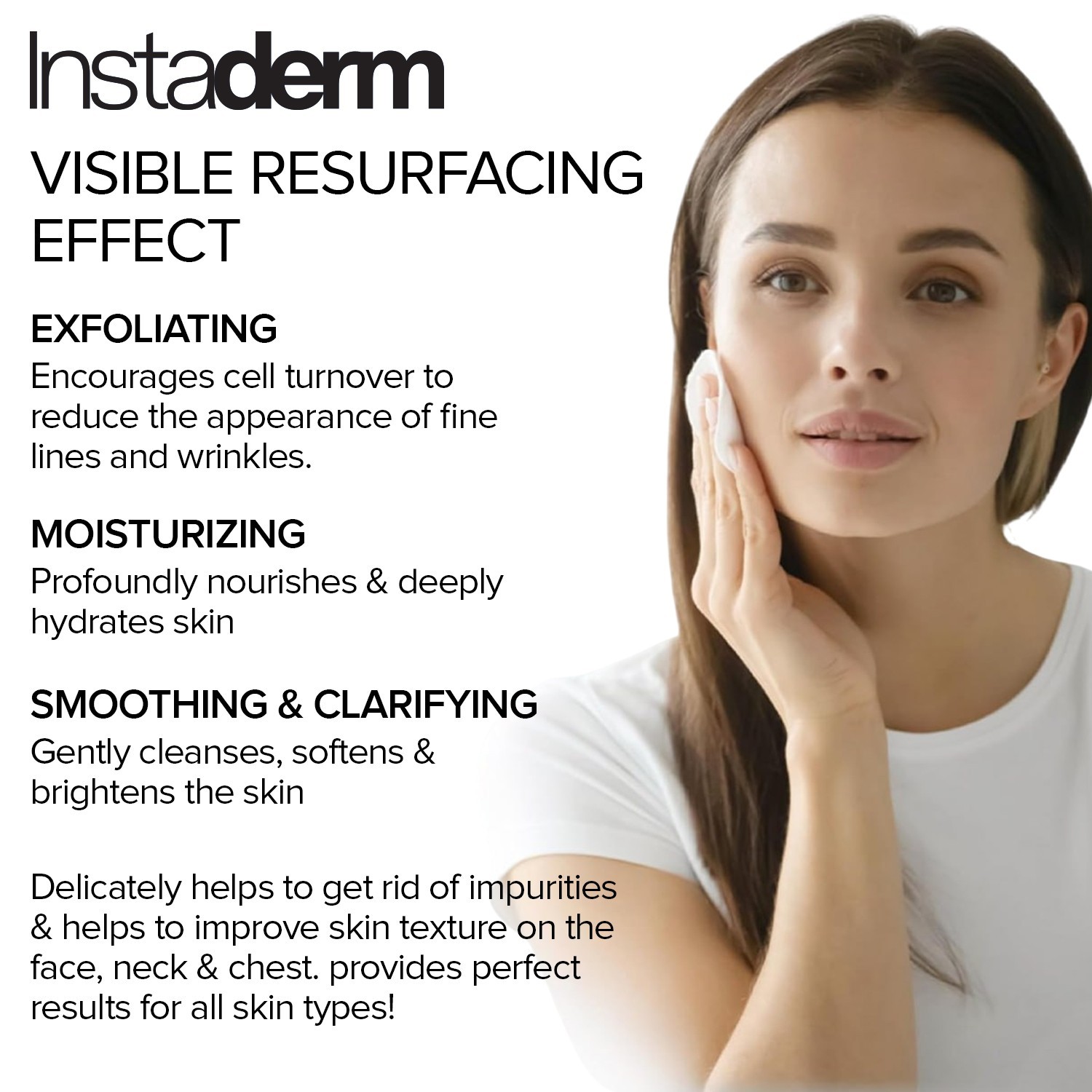 Anti-Aging Exfoliating Peel Pads -Smooth’s Fine Lines, Wrinkles, & Dark Spots.