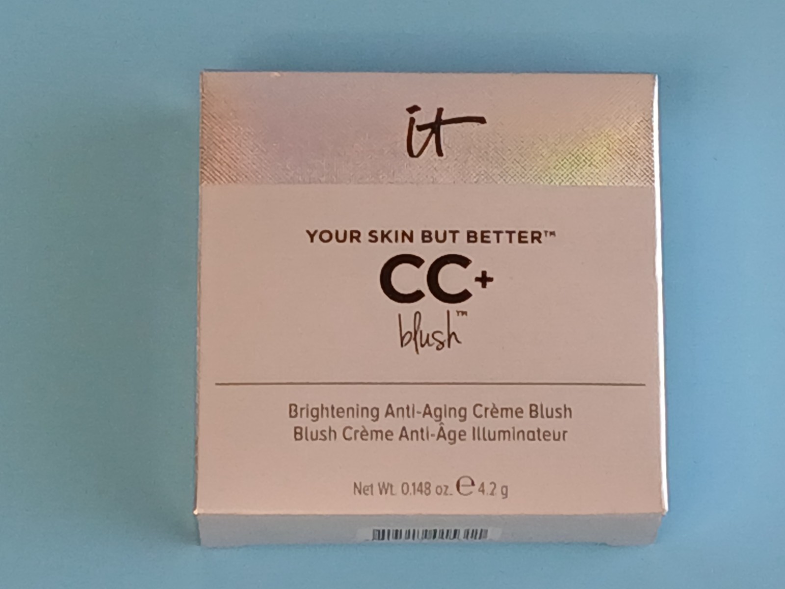 IT Cosmetics CC+ Brightening Creme Blush Je Ne Sais Quoi .148 oz NOS Box B