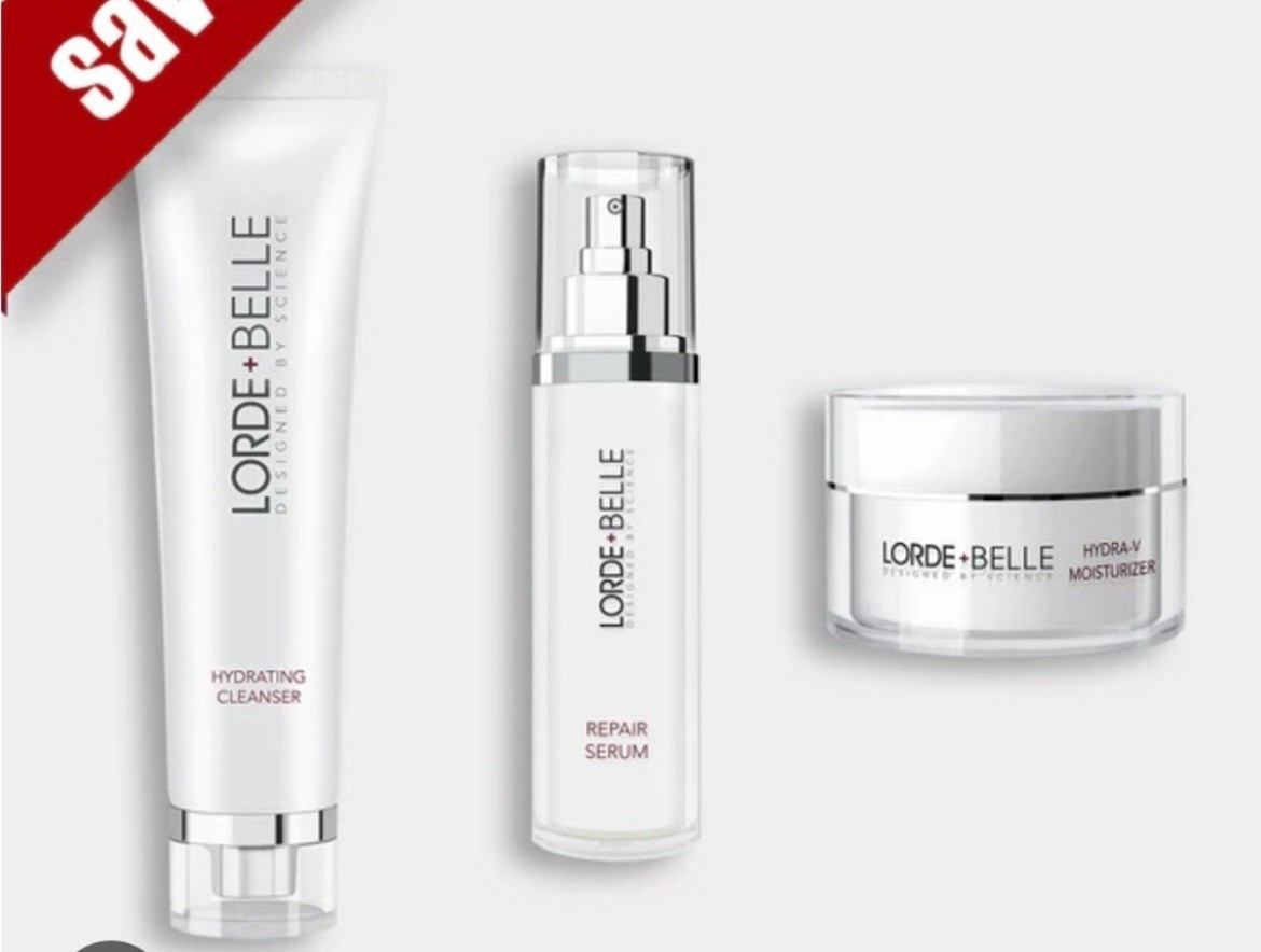 LORDE + BELLE CC SKINCARE REGIMEN 3 IN 1 GIFT SET Retail At $199 NIB