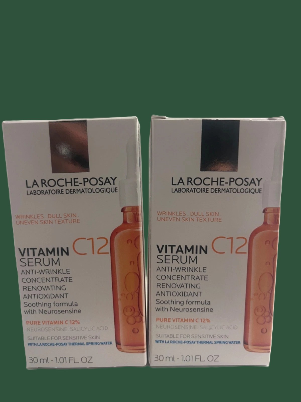 (2) La Roche-Posay Pure Vitamin C12 Serum – OIL CONTROL – Both Expire: 09/2028