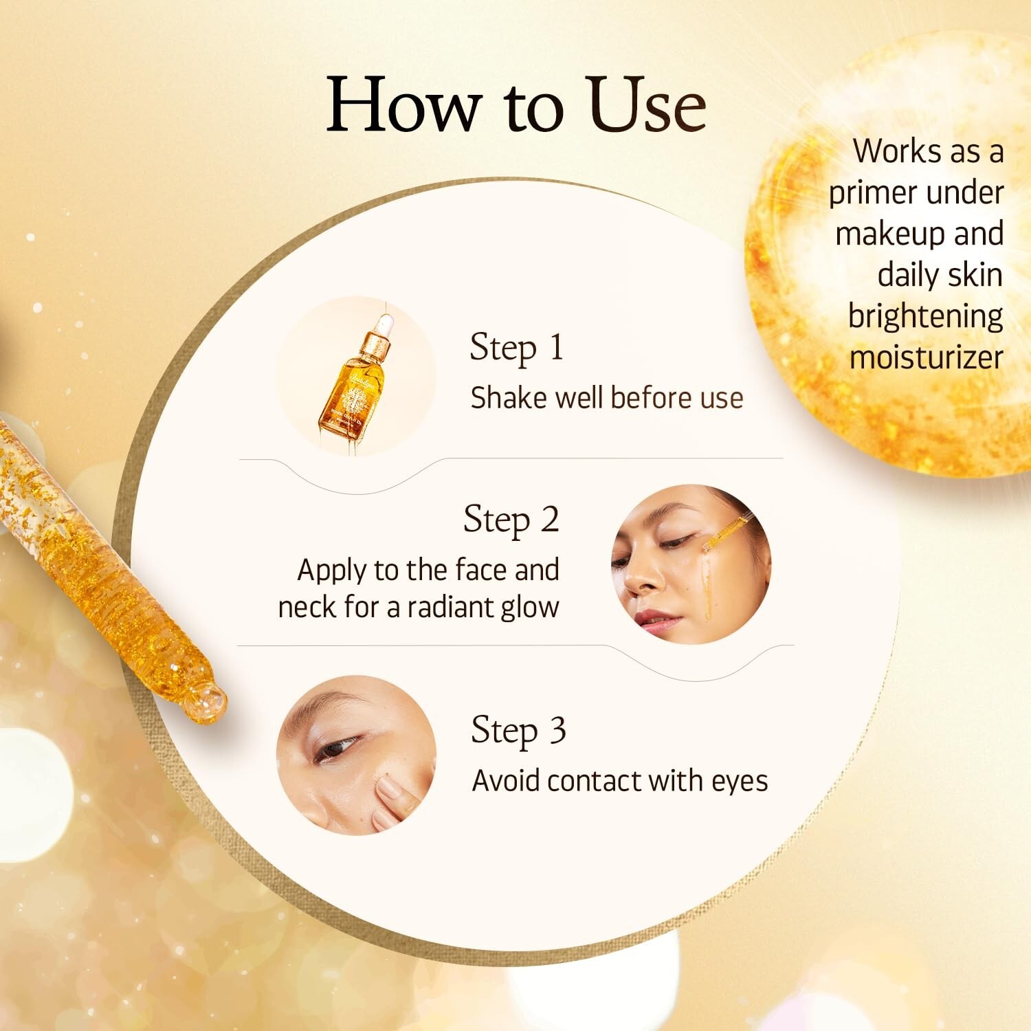Indulgeo Essentials 24K Rose Gold Beauty Oil for Uneven Skin Tone, Dullness:30ml