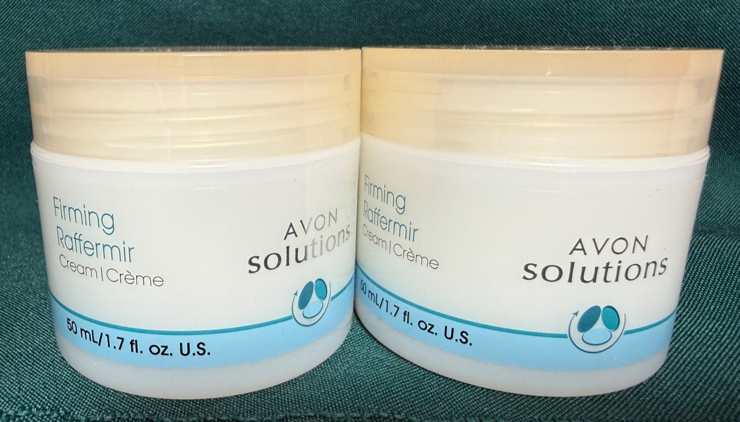 Set of 2 AVON SOLUTIONS Firming Face Cream 1.7 Oz Each New Sealed FAST SHIPPING