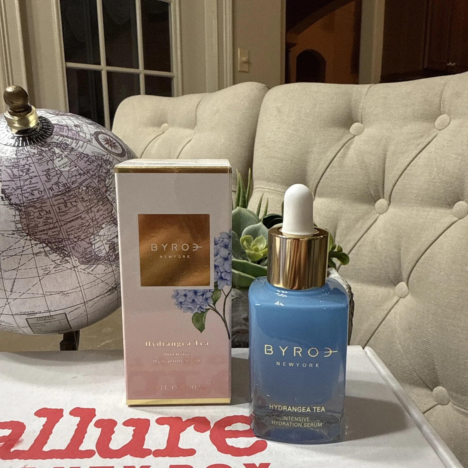 Byroe New York Hydrangea Tea Intensive Hydration Serum ~ 1.01 OZ / 30 ML, B2 F