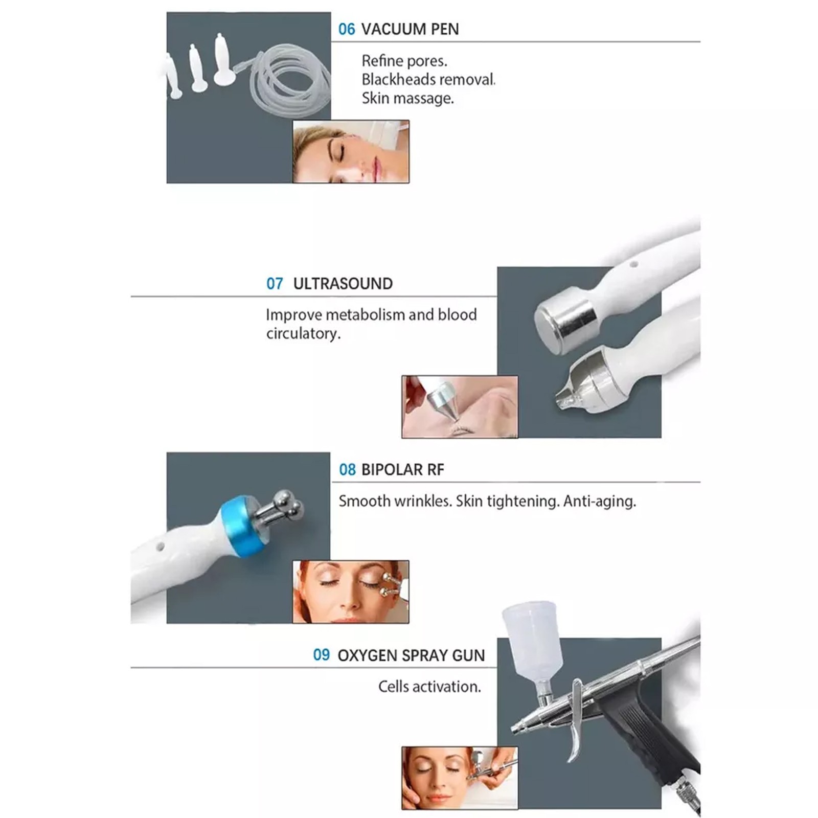 14in1 Hydra Spa Facial Beauty Machine Hydro Dermabrasion Skin Cleaning Face LiUp