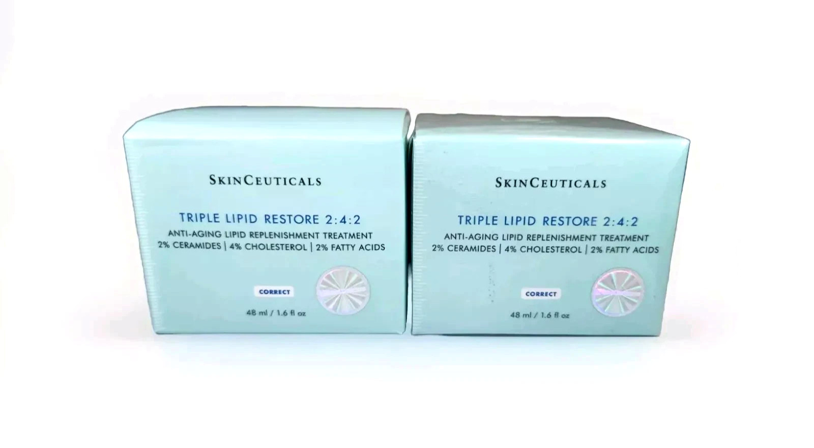 2 Pk SkinCeuticals Triple Lipid Restore 1.6 oz Face Cream Sealed 100% Skin Care