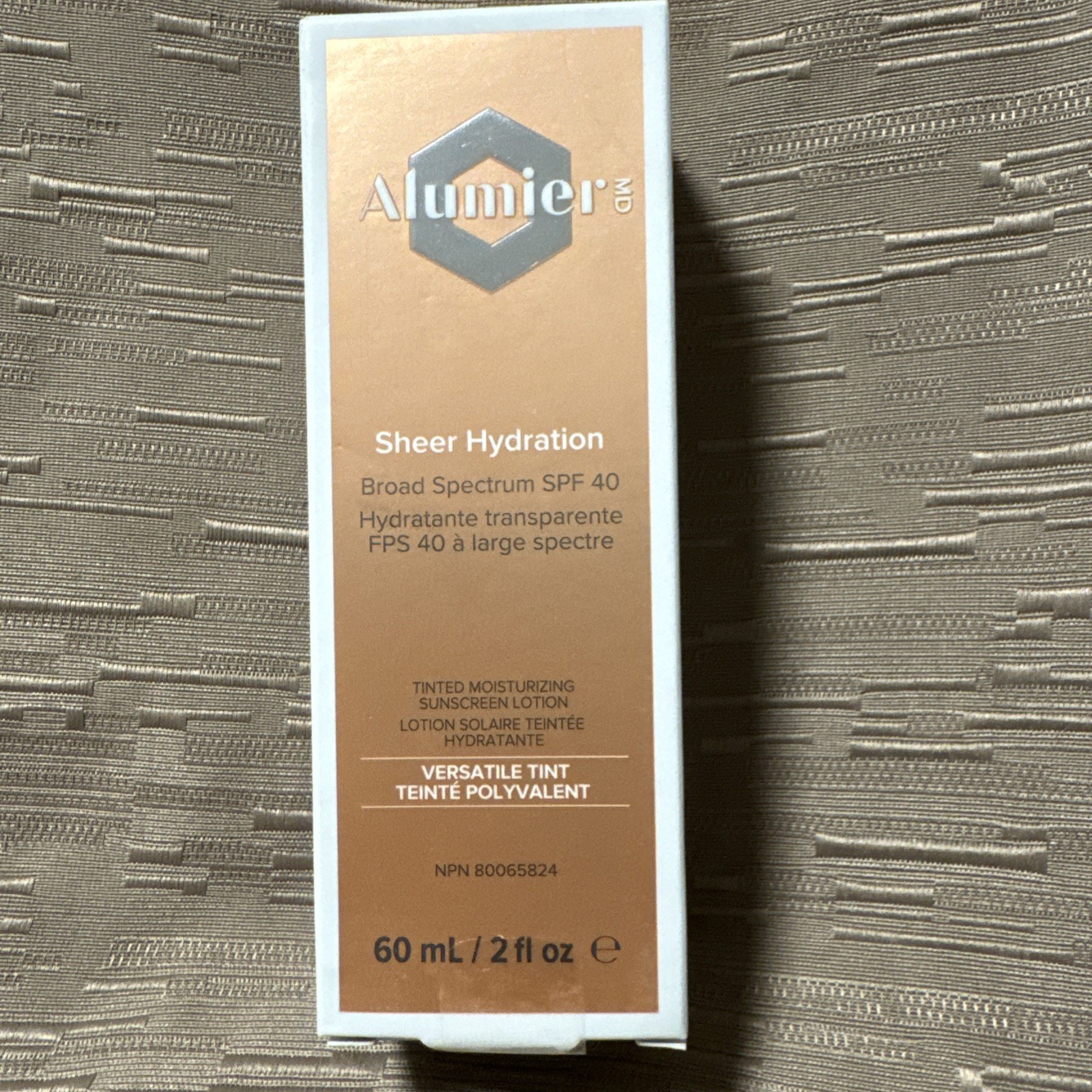 Alumier MD SHEER HYDRATION Tinted Moisturizing SUNSCREEN LOTION SPF40 Retail $59