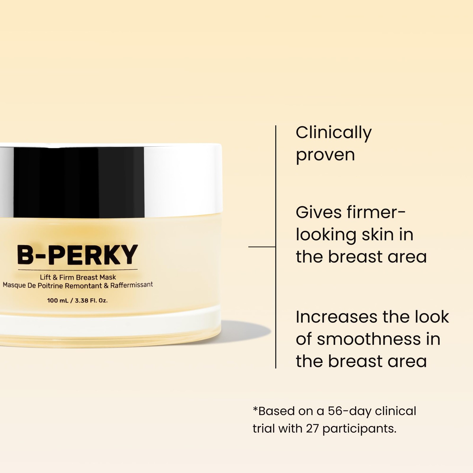 MAËLYS B-PERKY Lift & Firm Breast Mask – Leave-On Firming Cream for Breast…