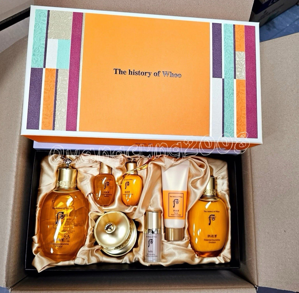 The history of Whoo Gongjinhyang Special 3pcs set Anti-Aging K-Beauty