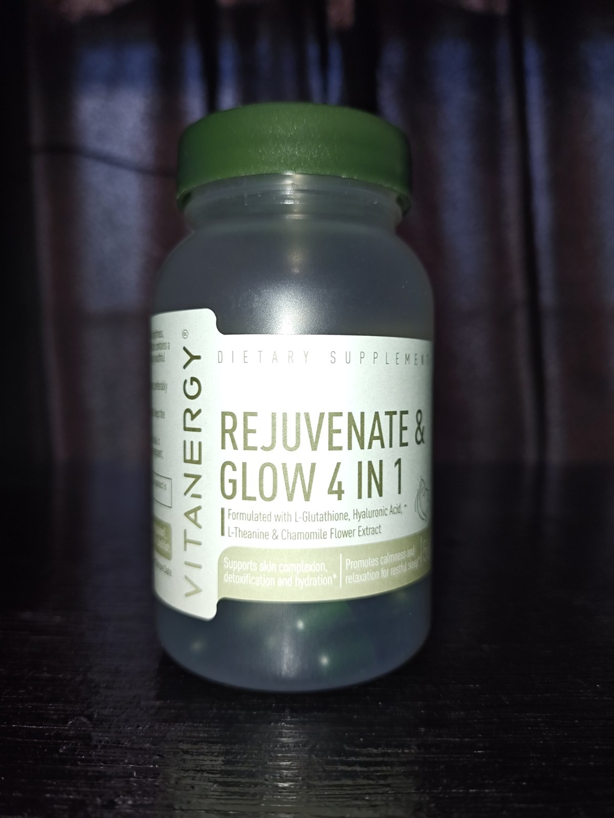 Vitanergy Rejuvenate & Glow – Skin Glow Supplement – 4-in-1 Nighttime Support