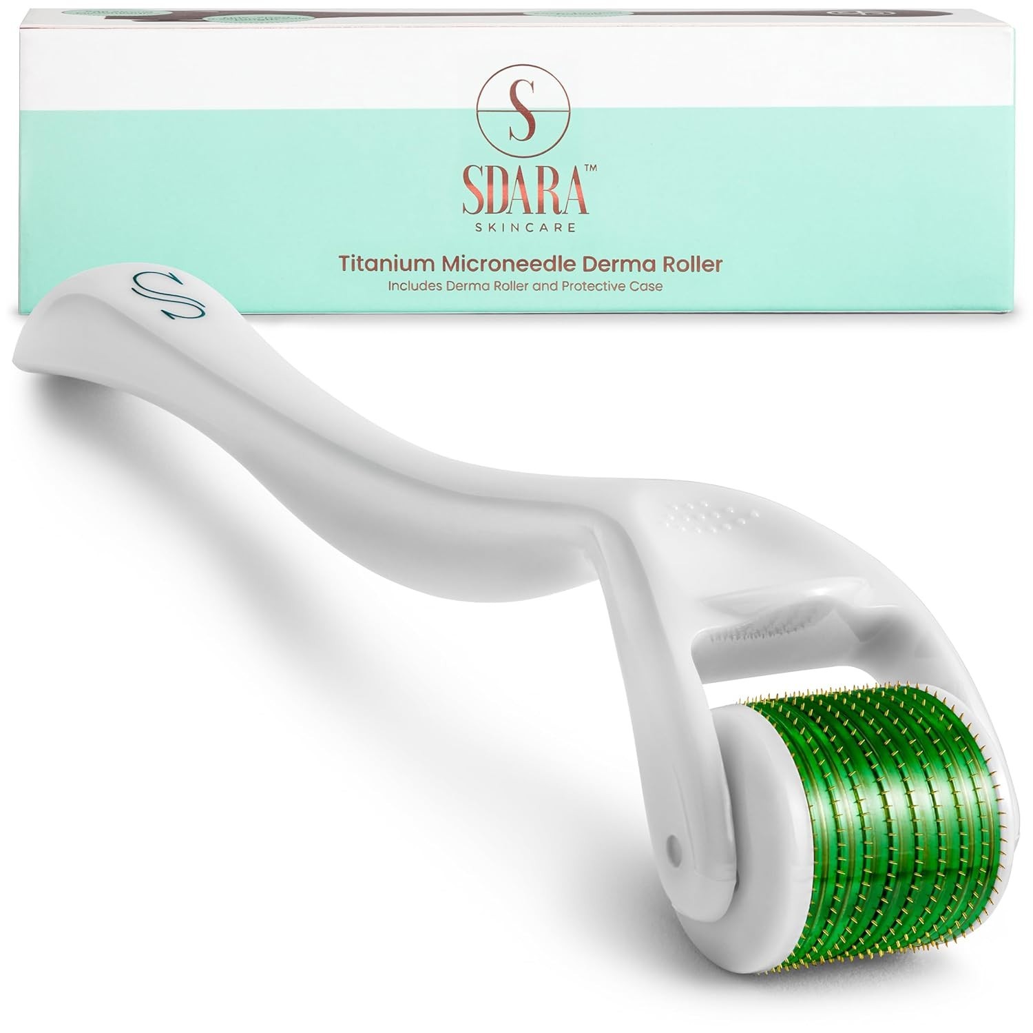 Microneedle Roller for Face – Derma Roller with Free Case – 1 Pack Unisex