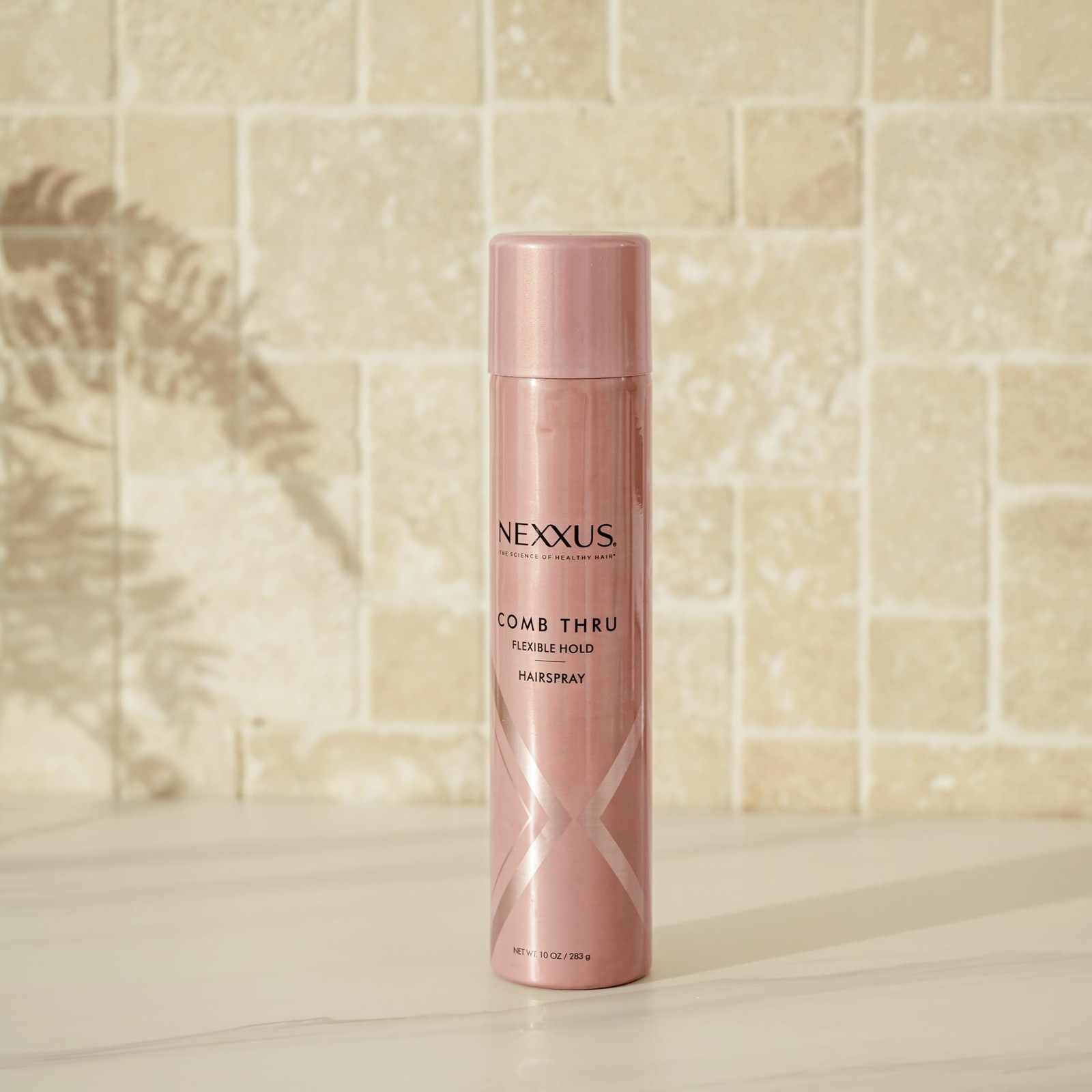Nexxus Flexible Hold Hairspray Comb Thru for a 10 Ounce (Pack of 1), Pink