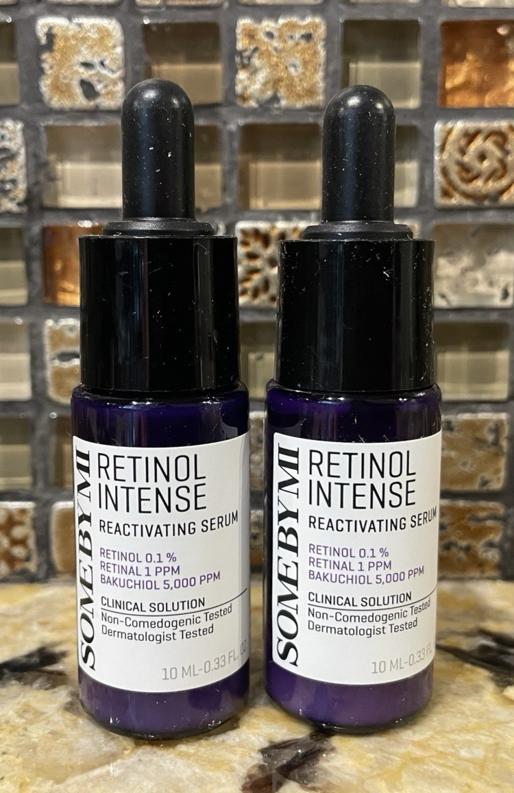Bundle SOME BY MI Retinol Intense Reactivating Serum 0.33oz each- 0.66oz Total