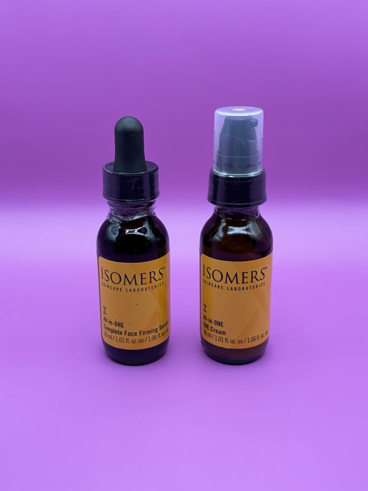 ISOMERS All-in-ONE Firming Duo – 1.01 fl. oz./30 ml Each – New & Sealed!