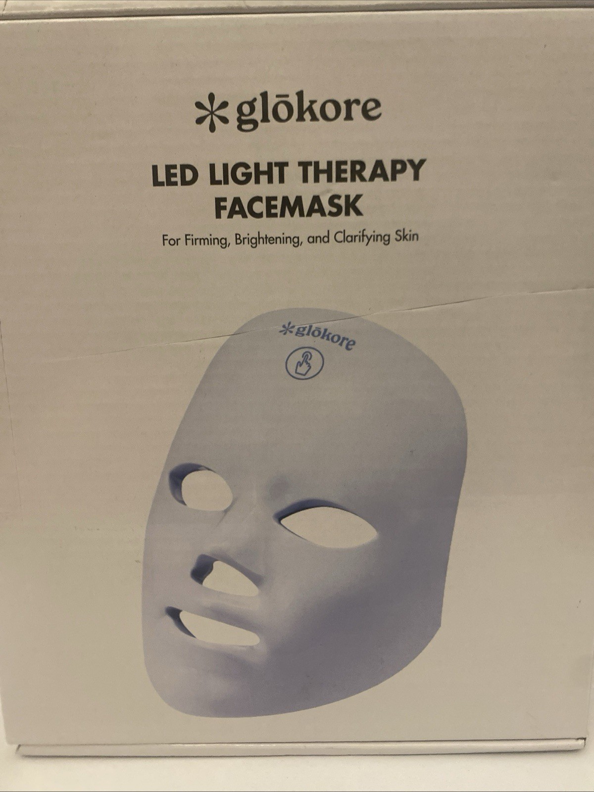 Glokore LED Wireless Light Therapy Face Mask Device White New