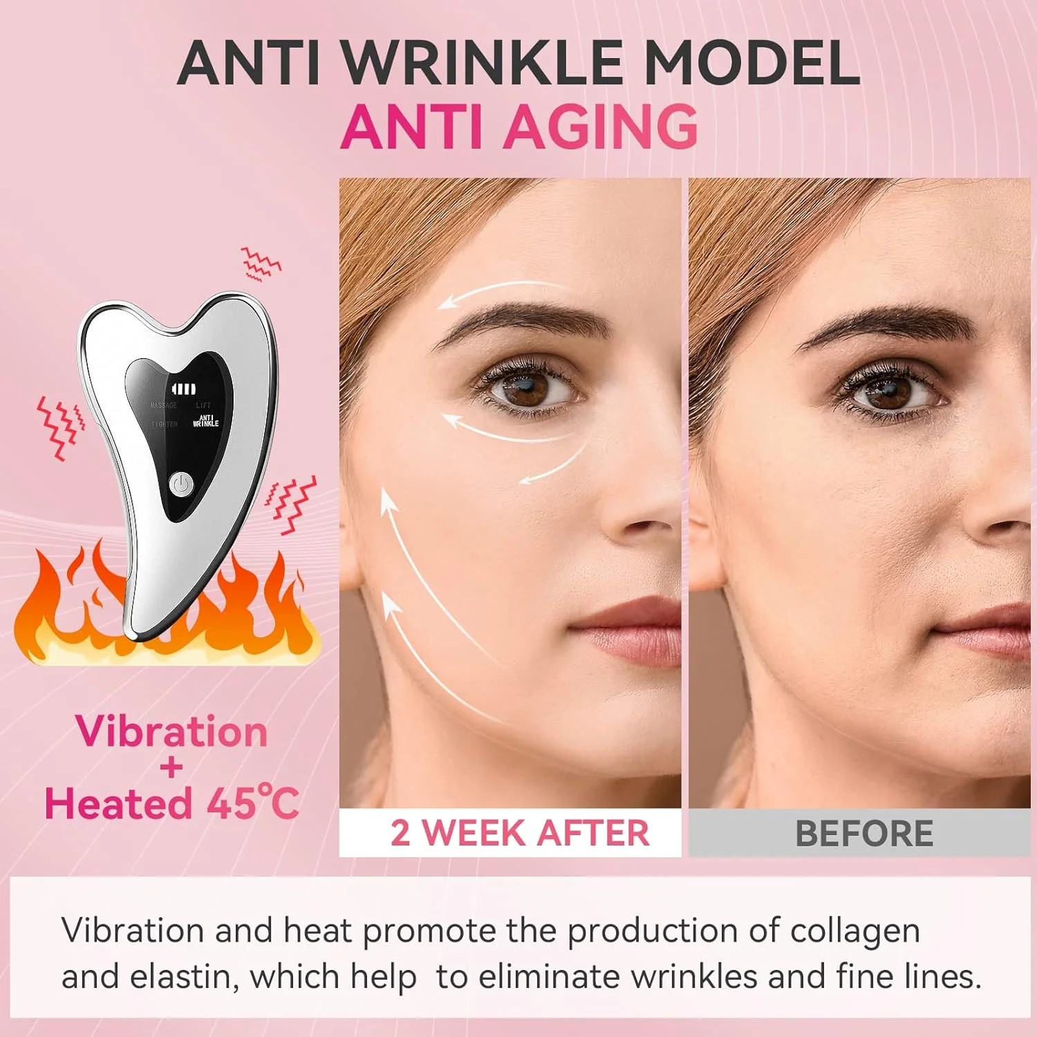 Electric Gua Sha Facial Tools – Face Sculpting Tool/Lift Device Anti-Aging