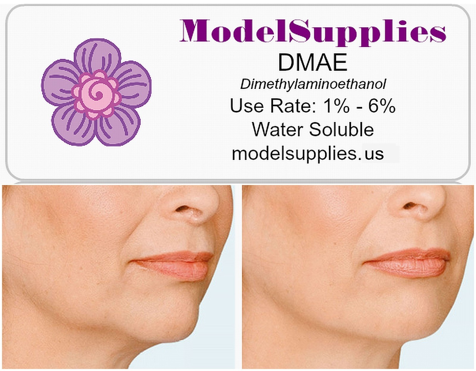 15g DMAE Powder Firming Reverse Prevent Sagging Sample Lines Wrinkle Free Kit