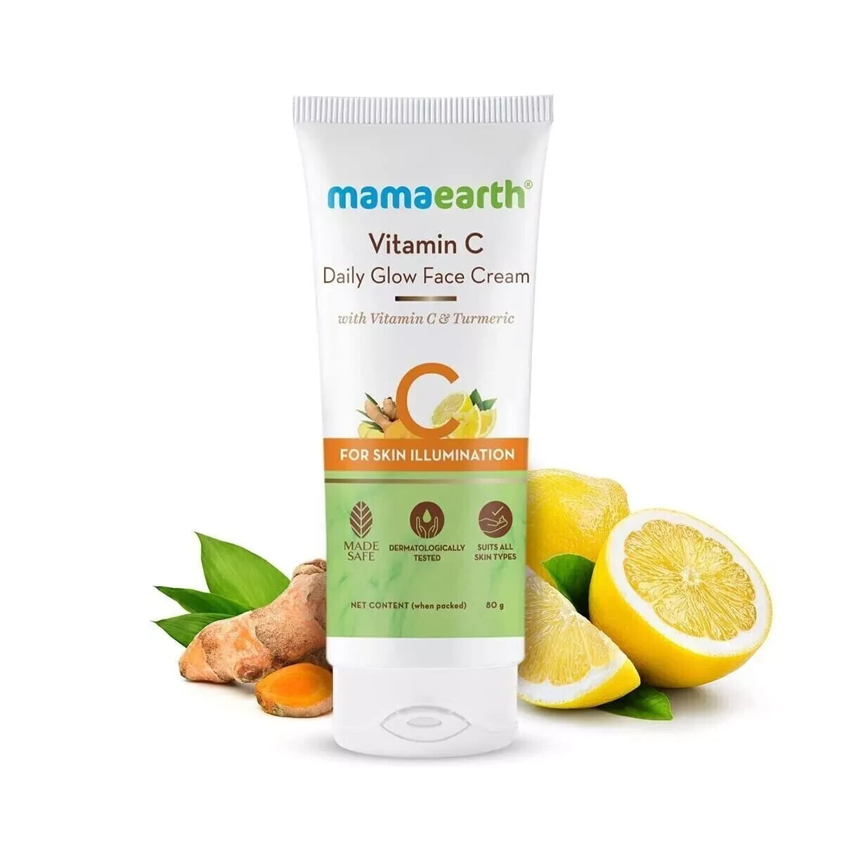 Mamaearth VitaminC Daily Glow Face Cream With VitaminC For Radiant Skin 80g USPS