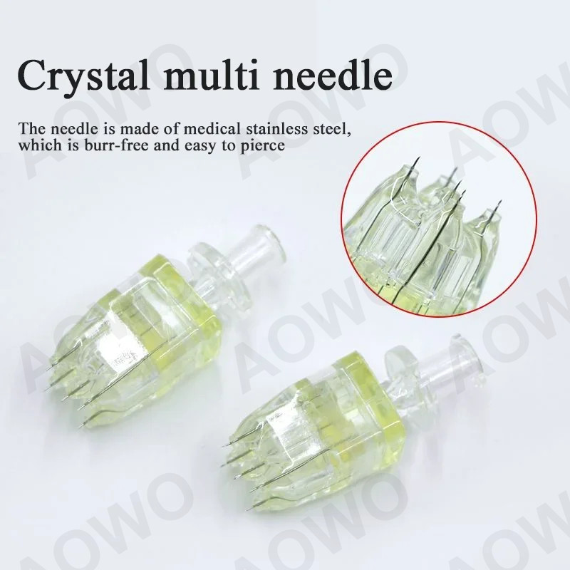 Crystal Multi Needle 5 Pin Mesotherapy Microneedle Replace Needle for Skin Care