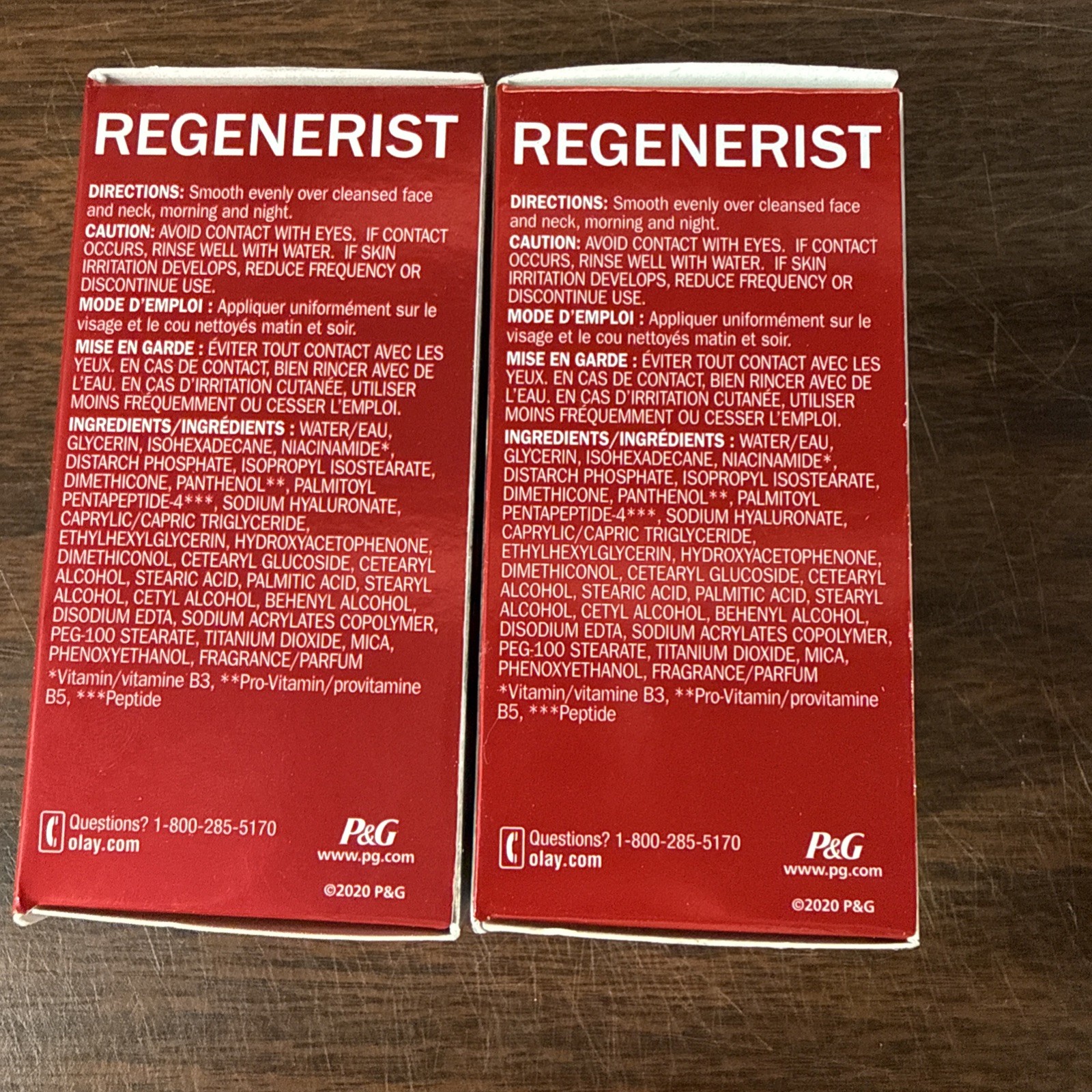 2 New Olay Regenerist Micro-Sculpting Cream Hydrating Moisturizer – 0.5oz Each