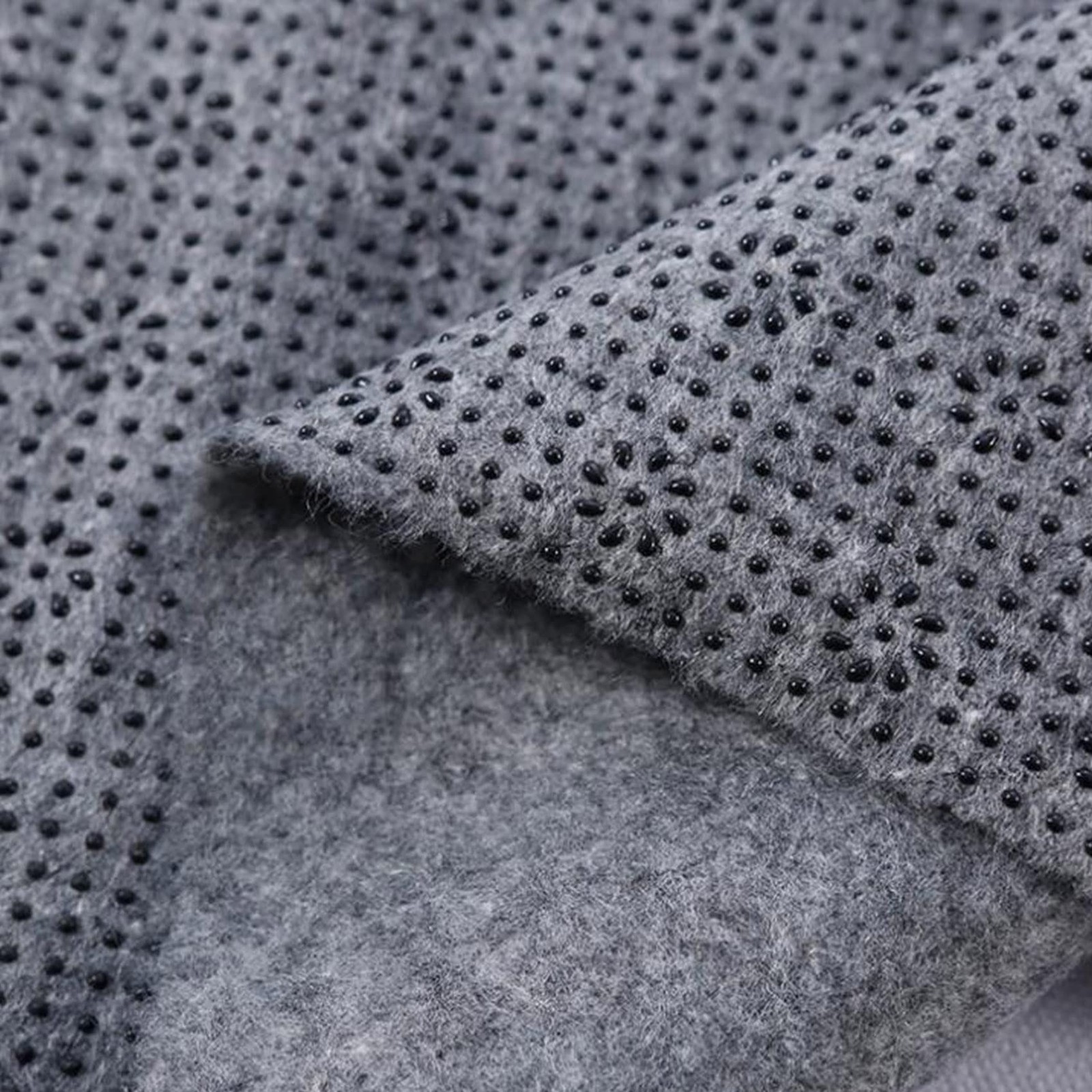Yushen Antislip Vinyl Tufting Cloth Final Backing Fabric 70 * 39 Inch, Black