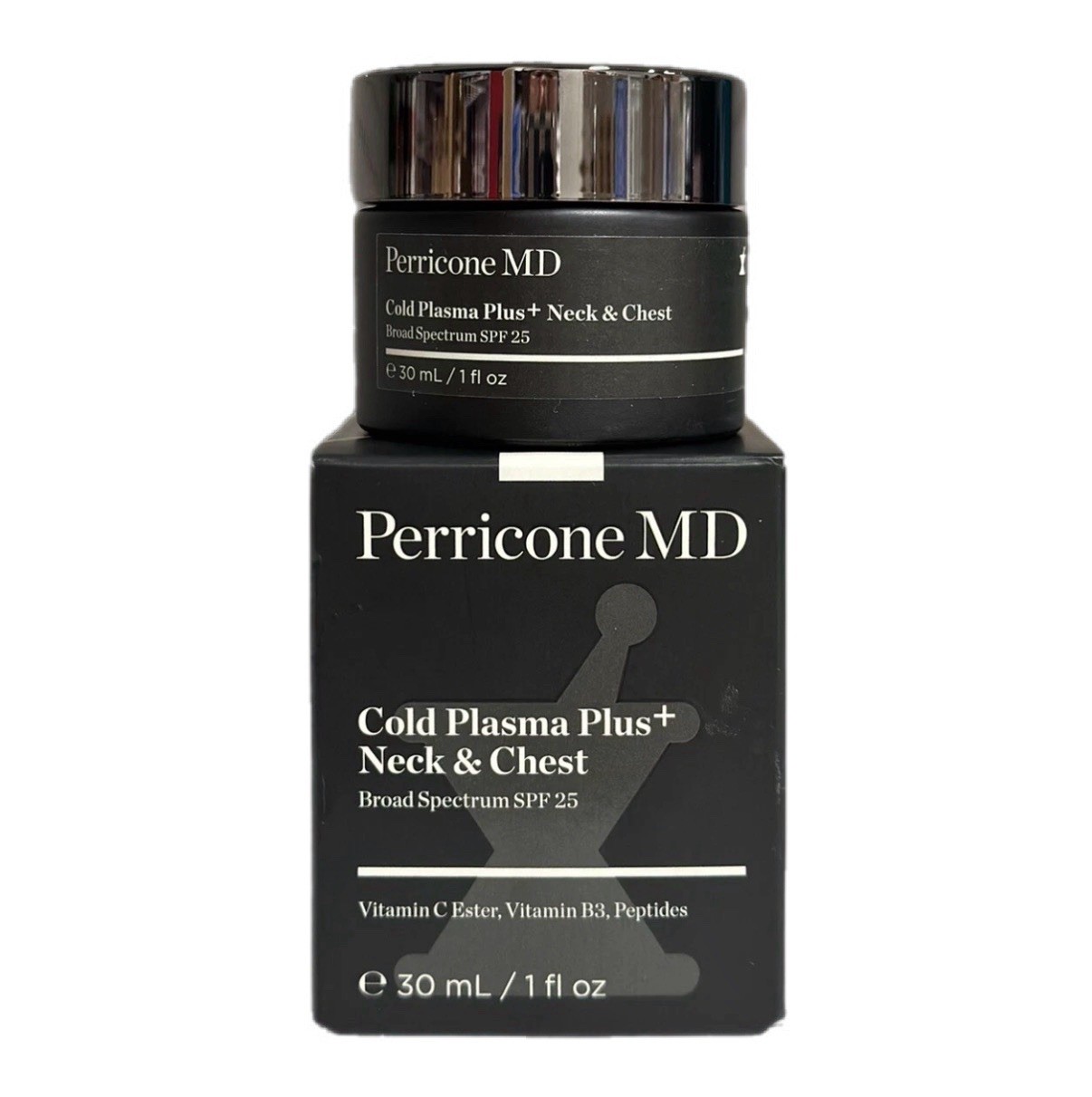 Perricone MD Cold Plasma Plus+ Neck & Chest Broad Spectrum SPF 25, 1 oz, 04/2028