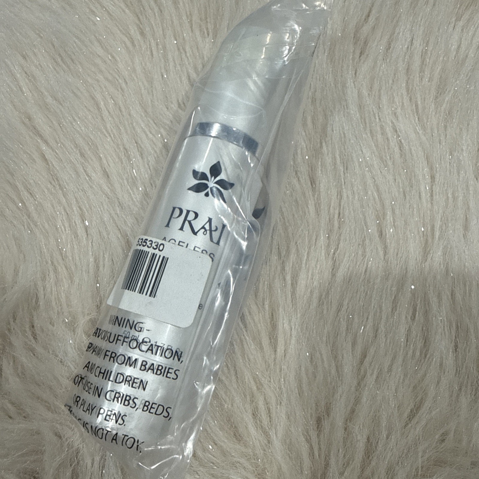 PRAI Ageless Throat Ionic Serum 1.7 fl oz 50 ml new in sealed pack NO DEVICE