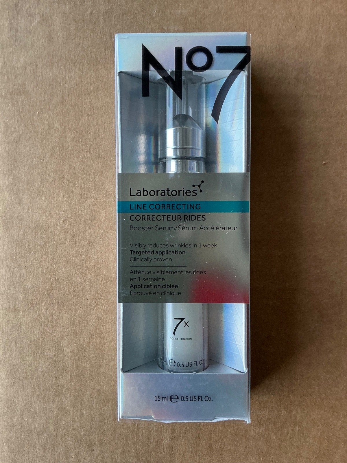 No7 Laboratories Line Correcting Booster Serum 15ml — Free and Fast Shipping