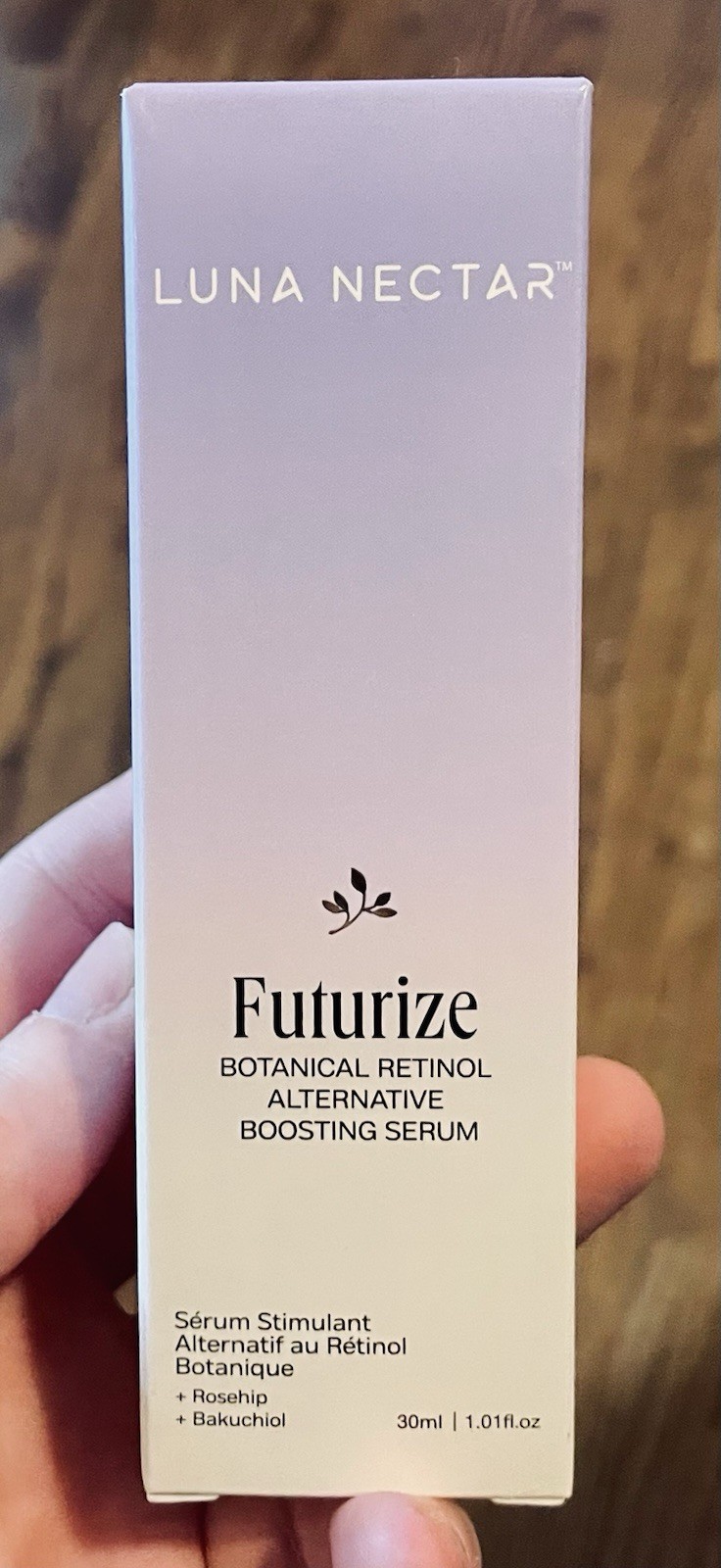 NIB LUNA NECTAR FUTURIZE Botanical Alternative Boosting Serum 1.01oz Full Size