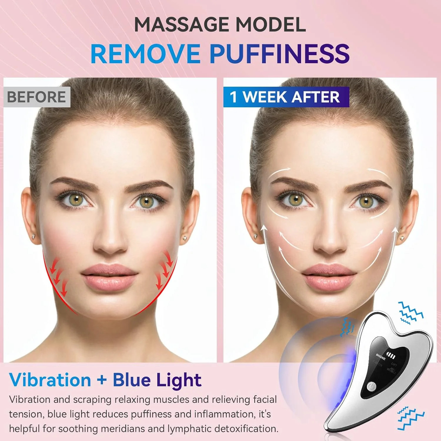 Electric Gua Sha Facial Tools – Face Sculpting Tool/Lift Device Anti-Aging