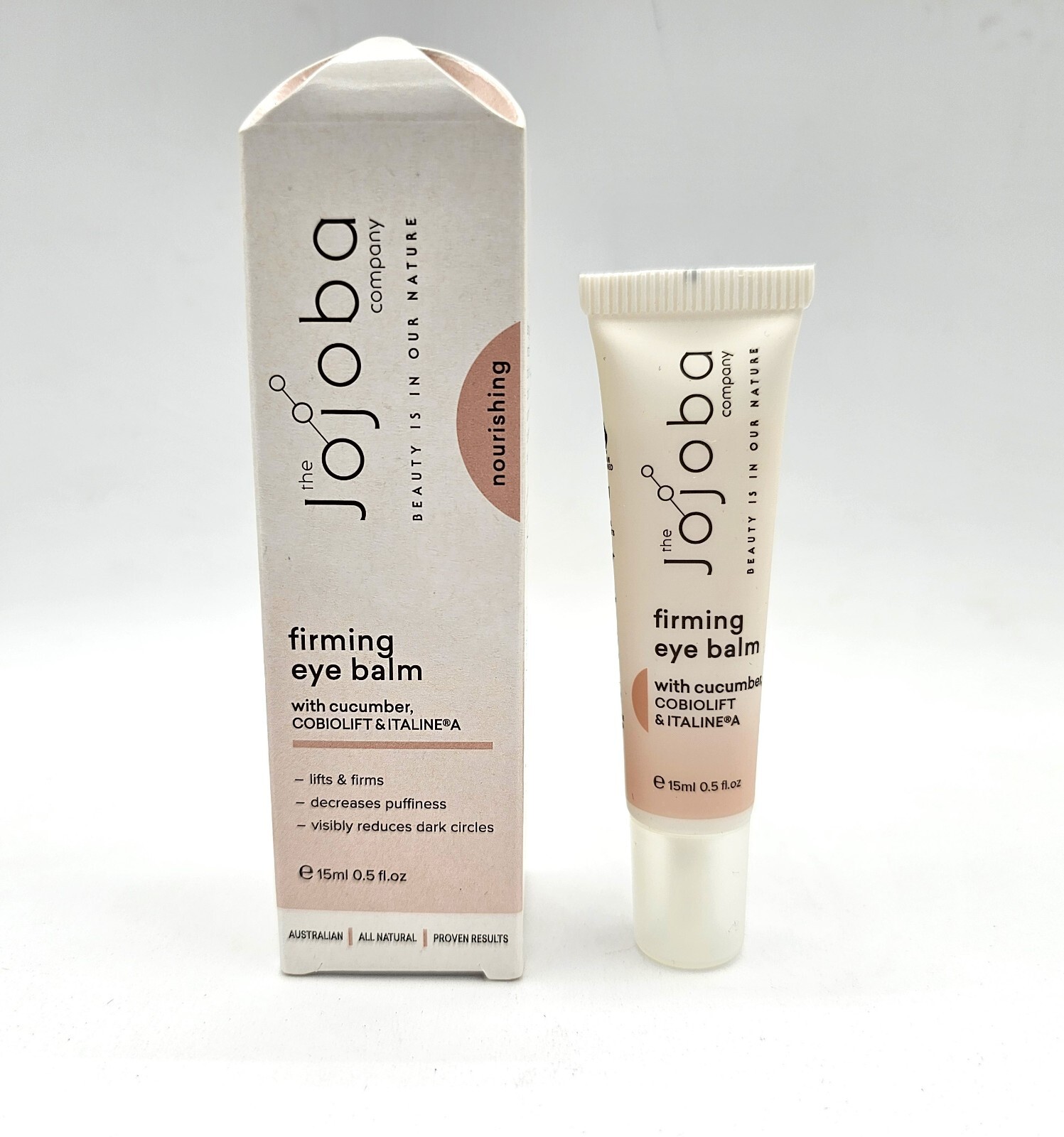 Jojoba Firming Eye Balm with Cucumber Cobiolift and Italine, 0.5 Oz. NEW!