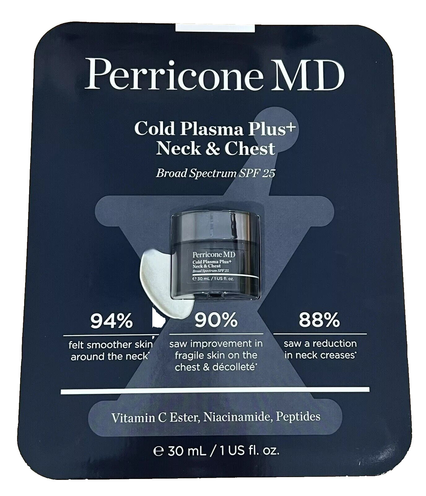NEW Perricone MD Cold Plasma Plus+ Neck & Chest Broad Spectrum SPF 25 AUTHENTIC